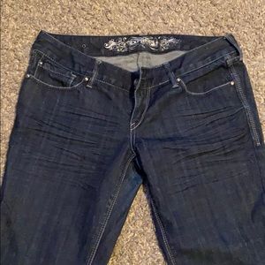Express barely boot jeans